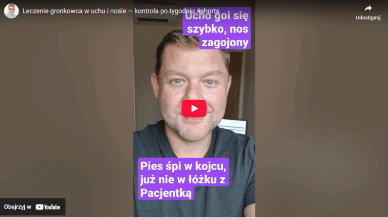 Leczenie gronkowca w uchu i nosie – efekty po tygodniu — opis przypadku