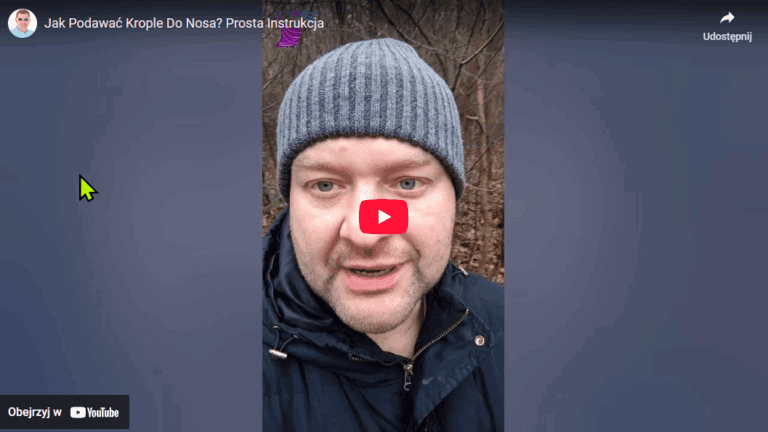 Jak prawidłowo podawać krople do nosa? Moja instrukcja krok po kroku